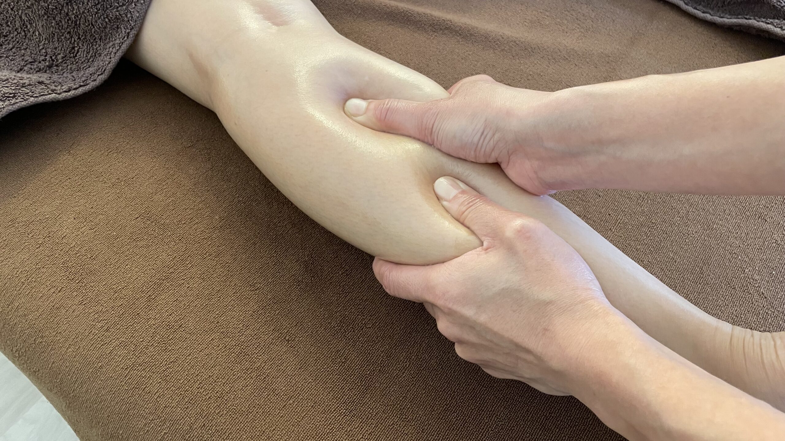 美脚ストレッチ